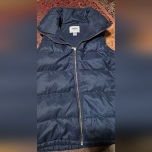 Old Navy Dark Blue Quilted Vest